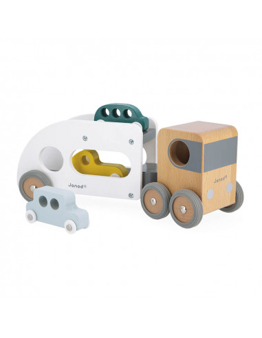 BOLID - CAMION PORTE-AUTOS AVEC 3 VEHICULES
