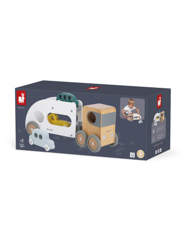 BOLID - CAMION PORTE-AUTOS AVEC 3 VEHICULES