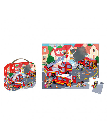 Puzzle Pompiers 24 Pièces             