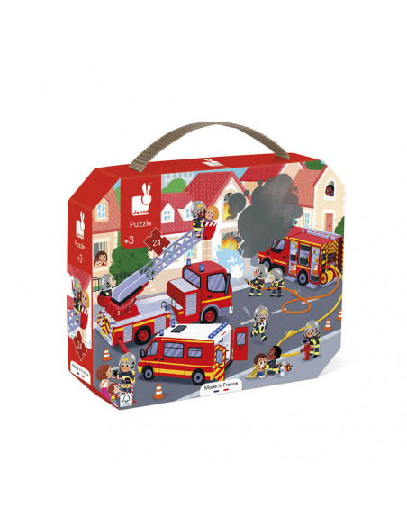 Puzzle Pompiers 24 Pièces             