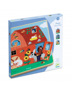 PUZZLE 3 NIVEAUX - CHEZ MOO - FSC 100%