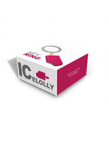 PORTE-CLES GLACE FRAISE