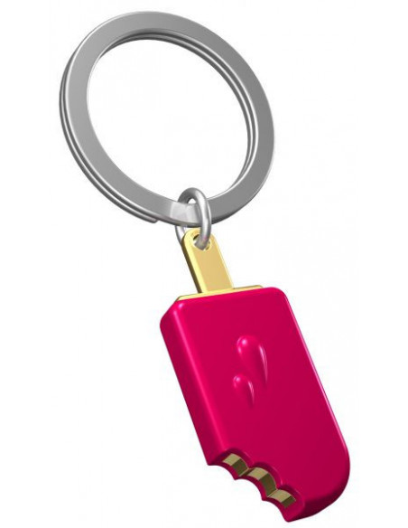 PORTE-CLES GLACE FRAISE