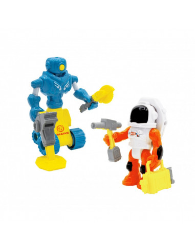 MARS ASTRONAUTE ET ROBOT