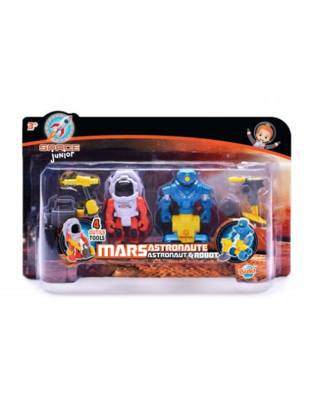 MARS ASTRONAUTE ET ROBOT
