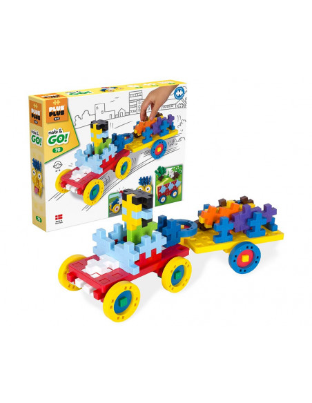 PLUS PLUS Make&GO! Véhicules max - 70 Pcs 