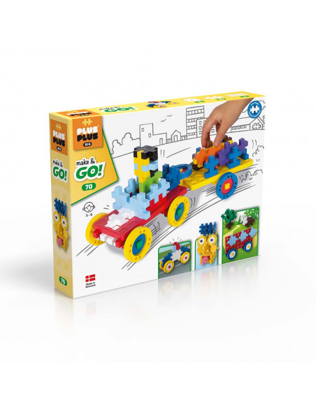 PLUS PLUS Make&GO! Véhicules max - 70 Pcs 