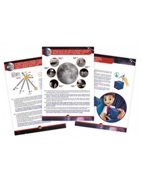 Télescope Astronomique Buki - Set Complet 50 Activités pour Enfants 8+