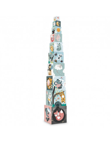 Cubes Gigognes les animaux Michelle Carlslund
