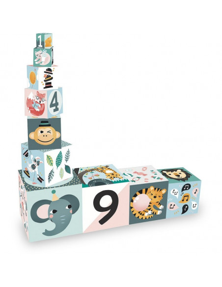 Cubes Gigognes les animaux Michelle Carlslund