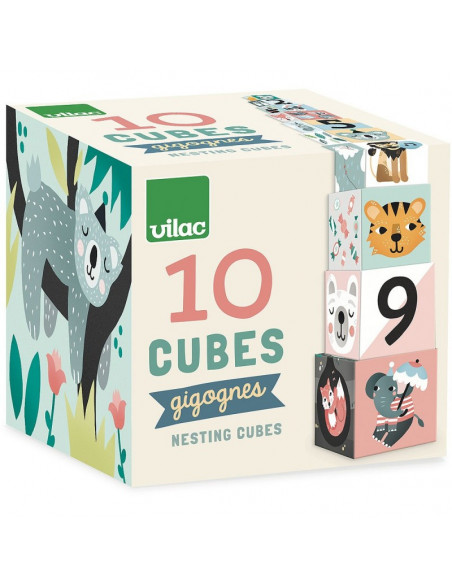 Cubes Gigognes les animaux Michelle Carlslund
