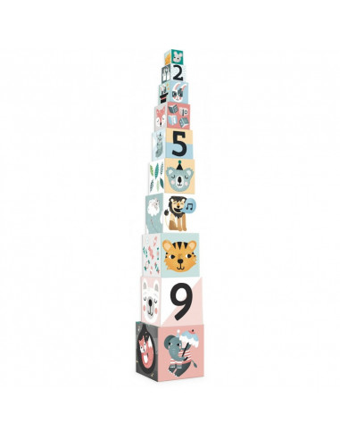 Cubes Gigognes les animaux Michelle Carlslund