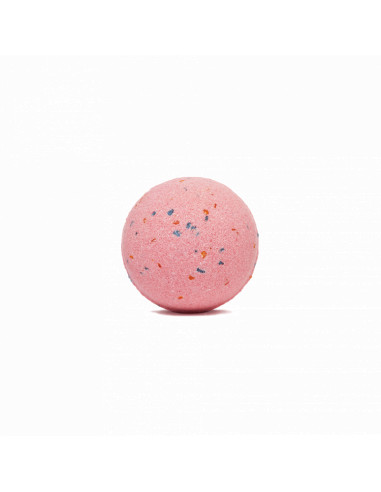 Boules de bain rose - points violet
