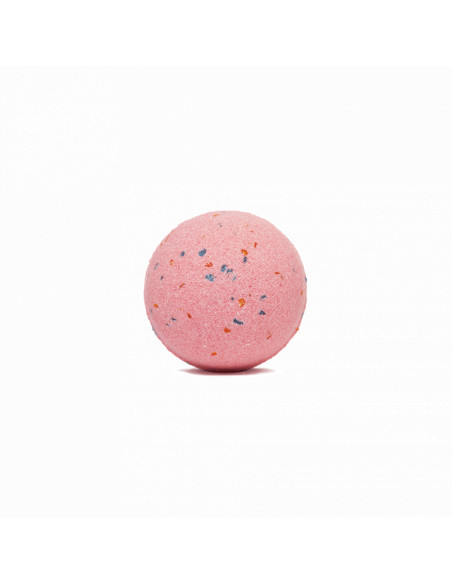 Boules de bain rose - points violet