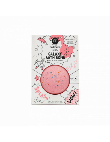 Boules de bain rose - points violet