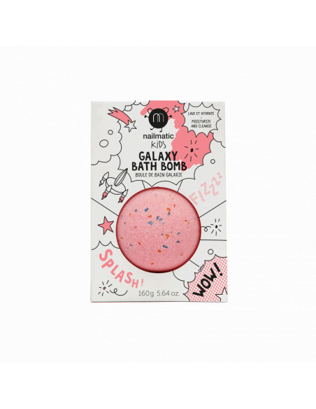 Boules de bain rose - points violet