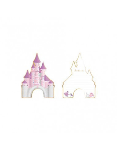 SET DE 8 INVITATIONS PRINCESSE