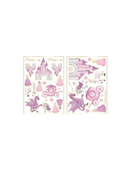 STICKERS PRINCESSE X35PCS