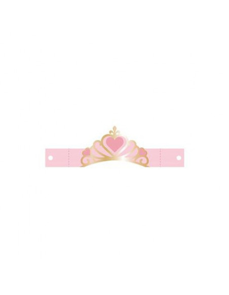 DIADEMES DORES PRINCESSE X8PCS