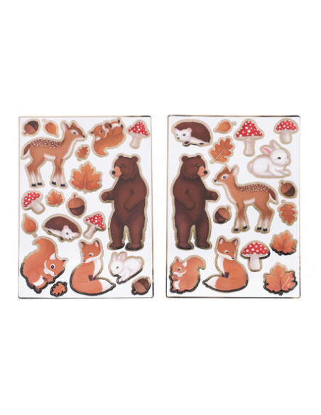 STICKERS WOODLAND X35PCS
