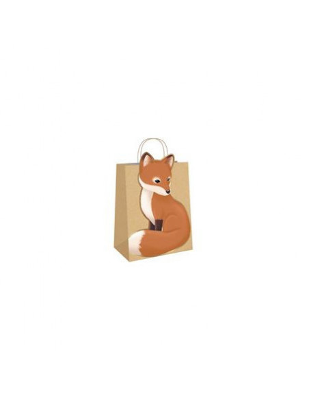 SACS PAPIER WOODLAND X4