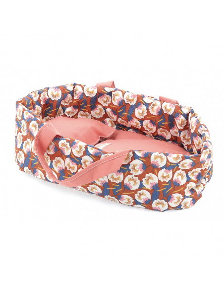 Couffin en tissu "Fleurs de nuit" 28 cm