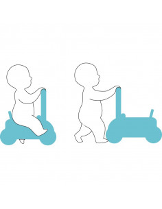 Chariot de marche 3 en 1 2