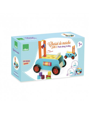 Chariot de marche 3 en 1