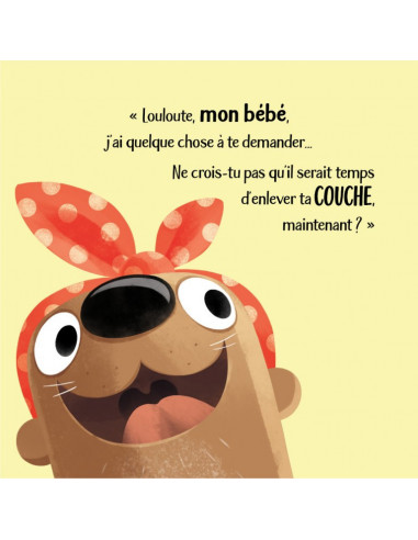 Petite loutre va sur le pot