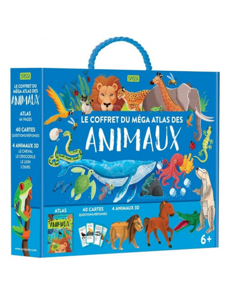 Mega atlas - le coffret du mega atlas des animaux