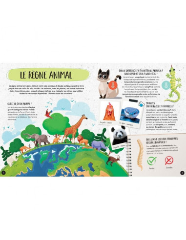 Mega atlas - le coffret du mega atlas des animaux