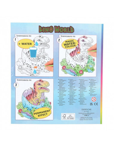DINO WORLD LIVRET AQUARELLES