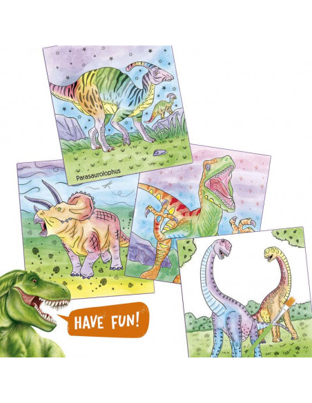 DINO WORLD LIVRET AQUARELLES