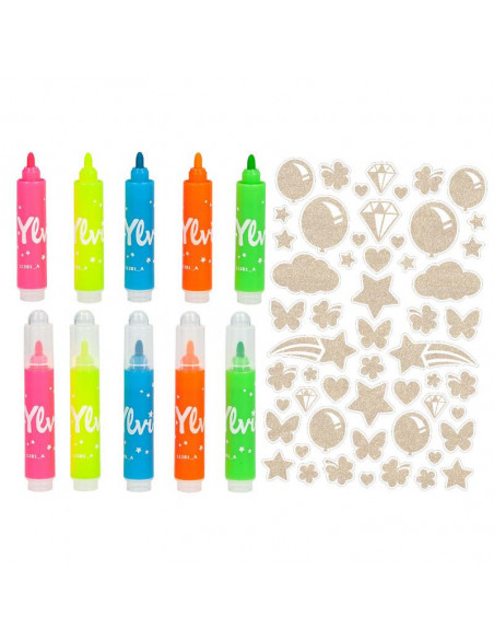 YLVI KIT DE COLORIAGE FLUO
