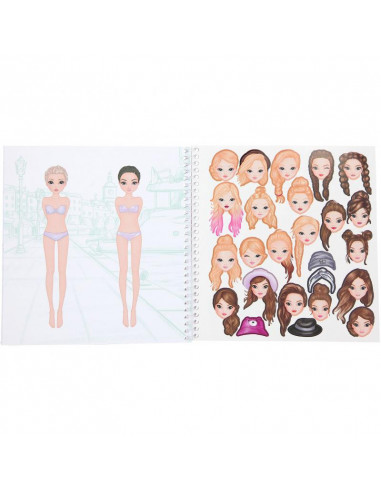 TOPMODEL DRESS ME UP ALBUM AUTOCOLLANTS
