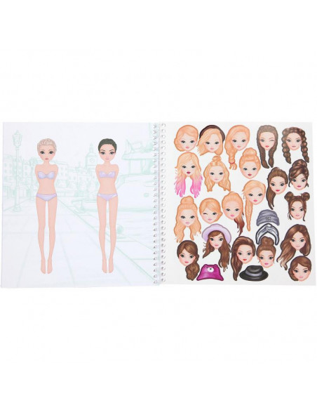 TOPMODEL DRESS ME UP ALBUM AUTOCOLLANTS