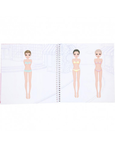 TOPMODEL DRESS ME UP ALBUM AUTOCOLLANTS
