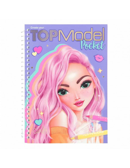 TOPMODEL ALBUM A COLORIER DE POCHE