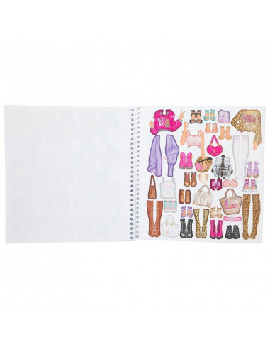 TOPMODEL DRESS ME UP ALBUM AUTOCOLLANTS URBAN JUNGLE
