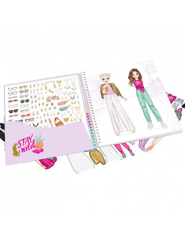 TOPMODEL DRESS ME UP ALBUM AUTOCOLLANTS URBAN JUNGLE