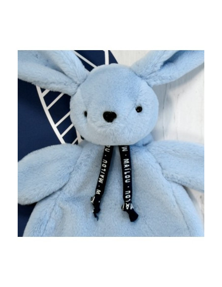 LAPIN DORLOTIN - DOUDOU - BLEU