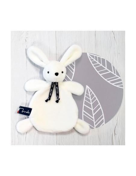 Lapin Dorlotin Pantin Blanc 25cm - Doudou et Compagnie