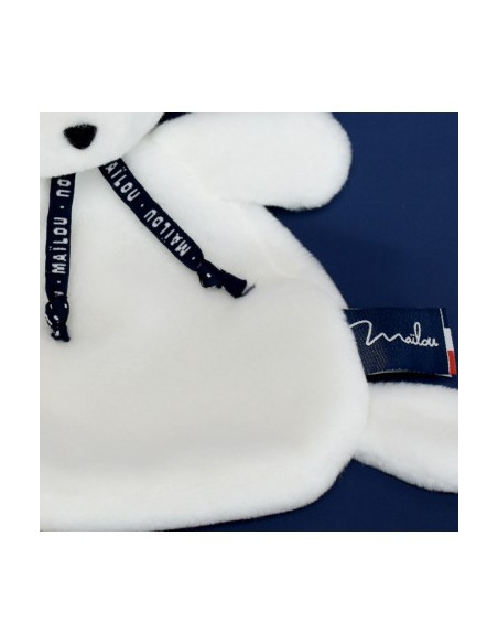 L'OURS DORLOTIN - DOUDOU - BLANC