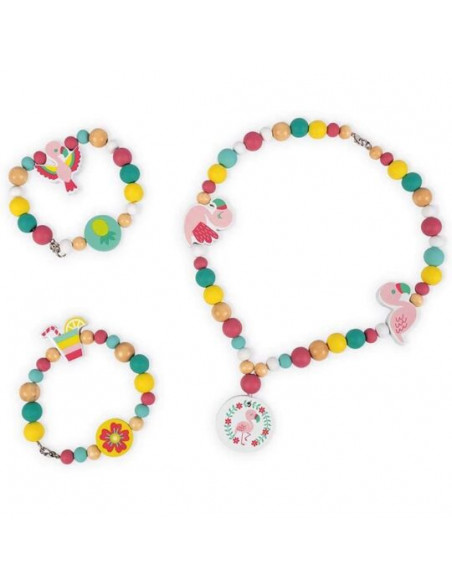 Birdy - flamants roses - 220 perles