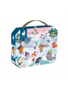 PUZZLE BATAILLE DE BOULES DE NEIGE 36 PIECES