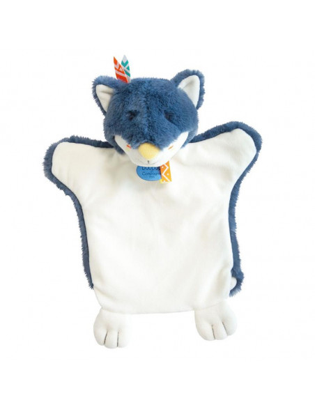 MARIONNETTE LOUP BLEU