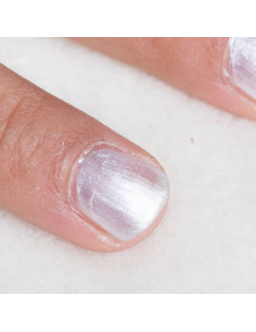 Vernis base eau - blanc nacre 2