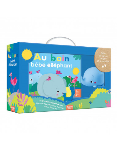 Au bain bebe elephant