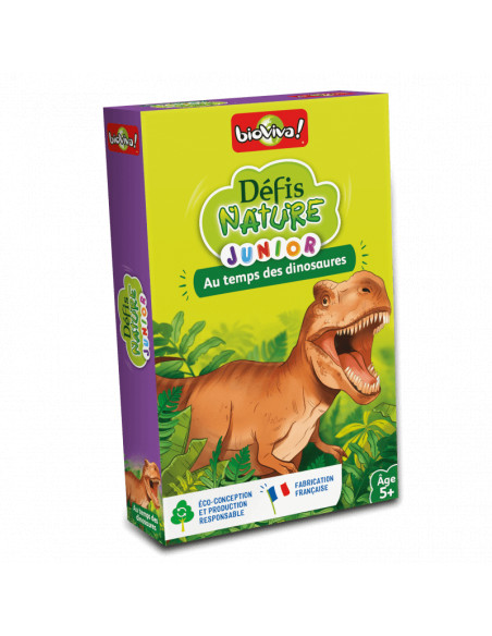 DEFIS NATURE JUNIOR - AU TEMPS DES DINOSAURES
