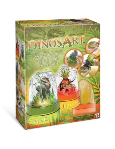 BOULES A NEIGE LUMINEUSES DINOSART